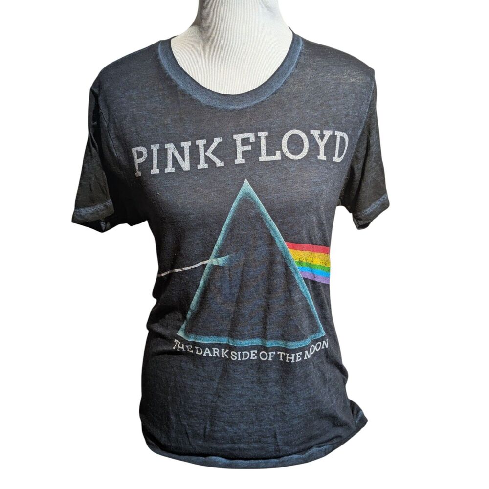 Pink Floyd Dark Side of the Moon T-Shirt Black Small S Prism Graphic Band Tee